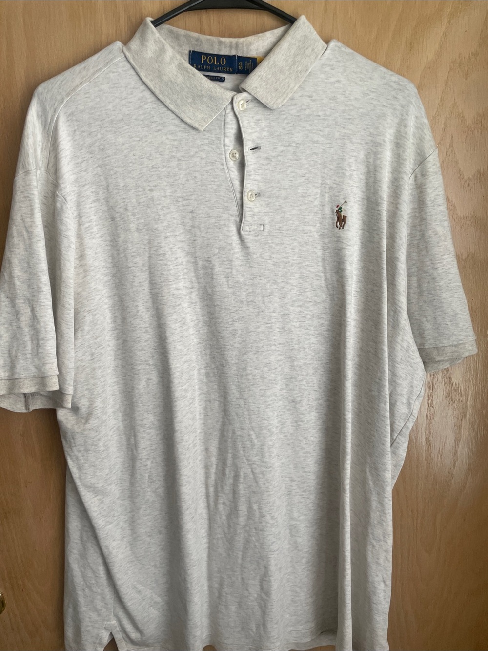 Polo by Ralph Lauren Heather Light Gray Men’s Polo Shirt